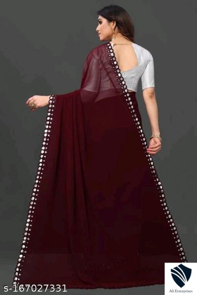 FENCY GEORGETTE CUT WORK SAREE