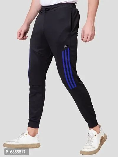 Polyester Black Track pants Single Pack
