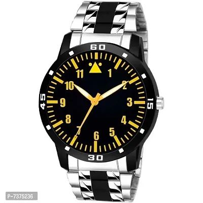 Stylish Black Dial Analog Watch For Men Watch 