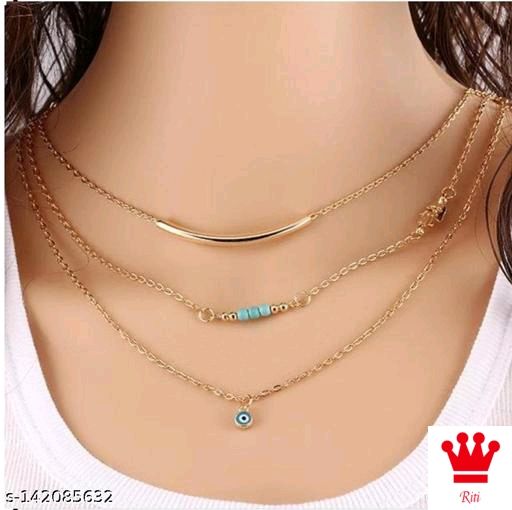 Layered necklace for girls and women 