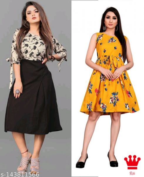 Combo western dress for women 