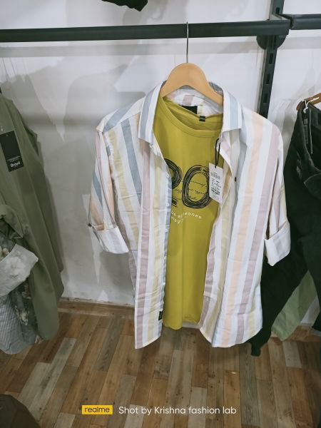 Lineing shirt with Lycra t shirt combo 