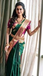 New Designer Rich Pallu And Jacquard Work On All Over The Soft Silk Saree