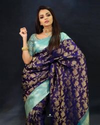 Attractive Wear Lichi Silk With Waving And Nice Extra Ordinary Latest Soft Silk Sarees