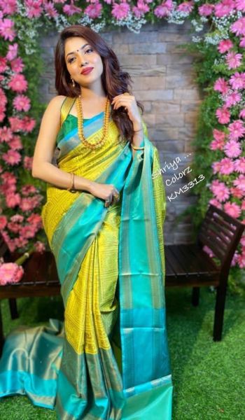 Different Designer Rich Pallu And Jacquard Work On All Over The Soft Silk Saree