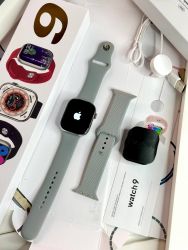 *APPLE WATCH SERIES 9*  *With Apple Logo On Off*  With 2 belts NOW !  *THE BEST QUALITY AMONG ALL CLONE*  *WITH INFINITY EDGE TO EDGE FULL SCREEN HD DISPLAY