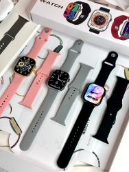 *APPLE WATCH SERIES 9*  *With Apple Logo On Off*  With 2 belts NOW !  *THE BEST QUALITY AMONG ALL CLONE*  *WITH INFINITY EDGE TO EDGE FULL SCREEN HD DISPLAY