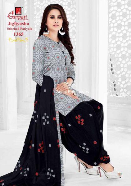 Jighyasha Dresses  Length in Meters Kurta 2-50 Mt Salwar 2-00 Dupatta 2-25  Approx grey black