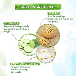 Mamaearth Bye Bye Dark Circles, Under Eye Cream for Dark Circles, with Cucumber & Peptides - 20ml, for All skin type
