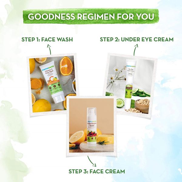 Mamaearth Bye Bye Dark Circles, Under Eye Cream for Dark Circles, with Cucumber & Peptides - 20ml, for All skin type