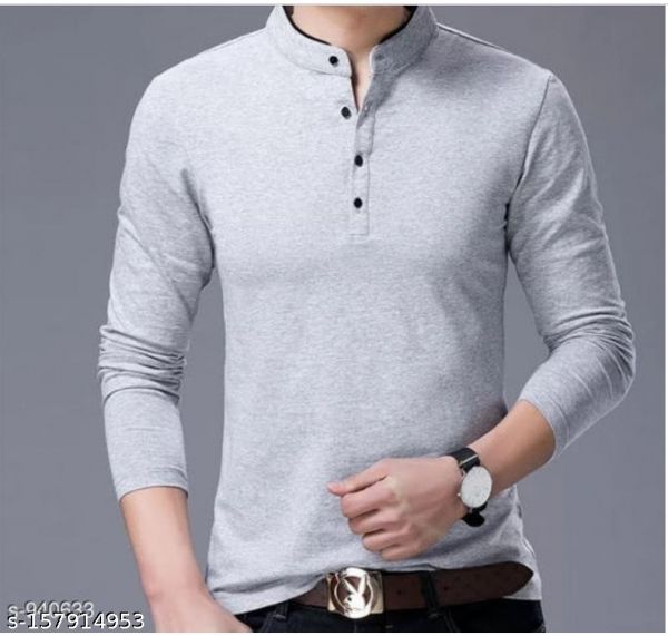 Grey colour stylish tshirt 