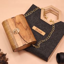 WOODEN  BEG