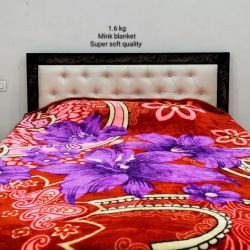 Double bed Mink Blanket 1.6 kg Super Soft 