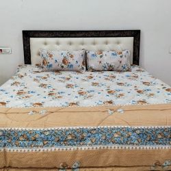 Super Soft AC Comforter set 1 PC King size Bedsheet Bedsheet 2 PC Pillow cover 1 PC AC Comforter 