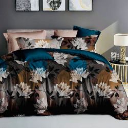 Double bedsheet King Size Bedsheet 228x255 1 PC Bedsheet 2 PC Pillow cover 