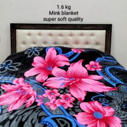 Double bed Mink Blanket 1.6 kg Super Soft 