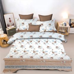 Double bedsheet King Size Bedsheet 228x255 1 PC Bedsheet 2 PC Pillow cover 