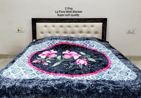 Super Soft Mink Blanket Double bed 2.5 kg