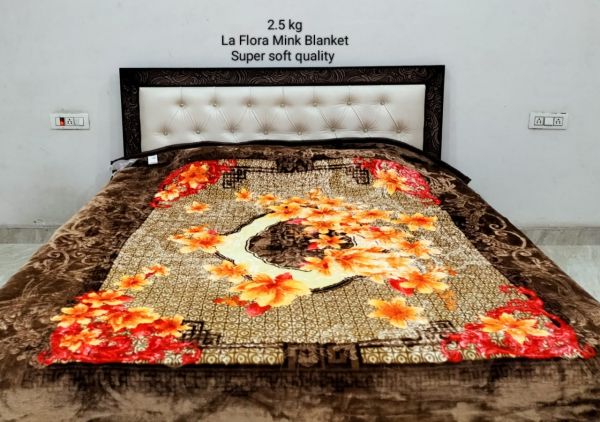 Super Soft Mink Blanket Double bed 2.5 kg