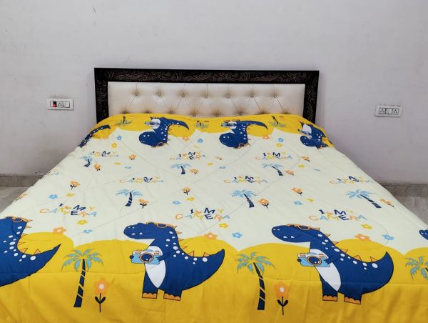 Super Soft AC Comforter set 1 PC King size Bedsheet Bedsheet 2 PC Pillow cover 1 PC AC Comforter 