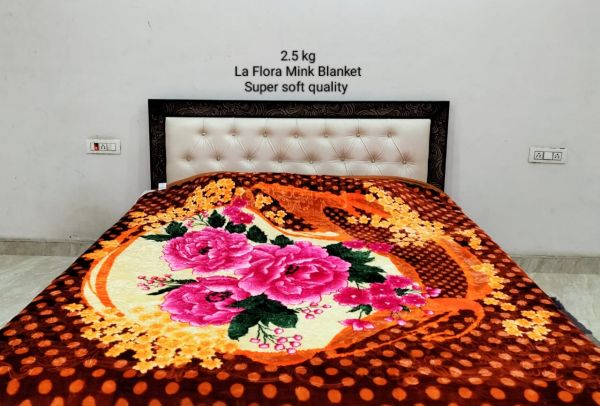 Super Soft Mink Blanket Double bed 2.5 kg