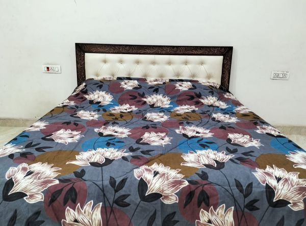 Super Soft AC Comforter set 1 PC King size Bedsheet Bedsheet 2 PC Pillow cover 1 PC AC Comforter 