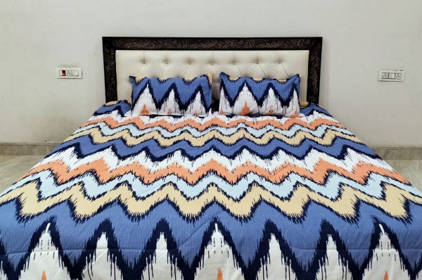 Super Soft AC Comforter set 1 PC King size Bedsheet Bedsheet 2 PC Pillow cover 1 PC AC Comforter 
