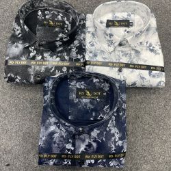 Fly dot shirt M,L