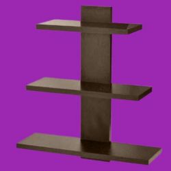 Wooden Wall Shelf Home Decor Items Set of 1,Brown