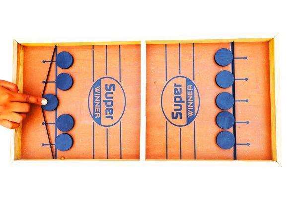  Hockey Tabletop Multi Sport Game Set - Portable Mini Desktop Set - Great for Kids and Adults - Magnet Miniature Table Game