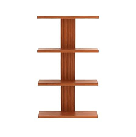 Wooden Wall Mounted Decor Shelf, Display Rack, 4 Shelves