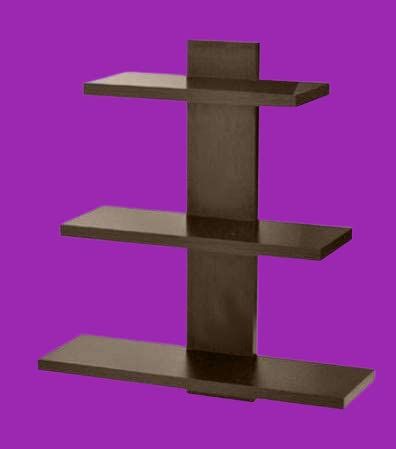 Wooden Wall Shelf Home Decor Items Set of 1,Brown