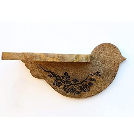  Flying Sparrow Wooden Wall Shelf/ Shelves Set of 3 (Brown)