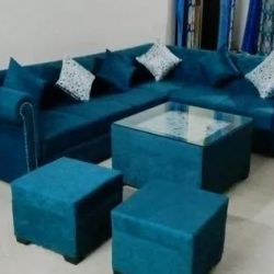 L shape sofa come bed and sofa