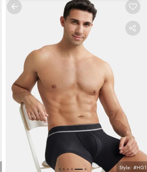 Jockey men micro modal elastance  stretch micro modal solid trunk