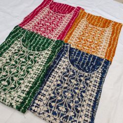 Bandhni kurti 
