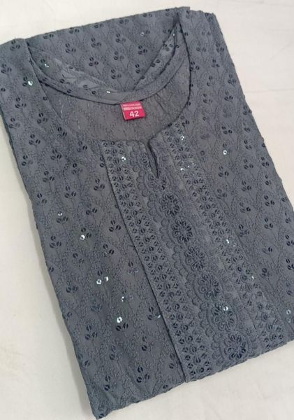 Heavy Chikan Work Kurti