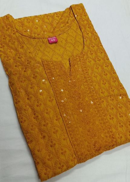 Heavy Chikan Work Kurti