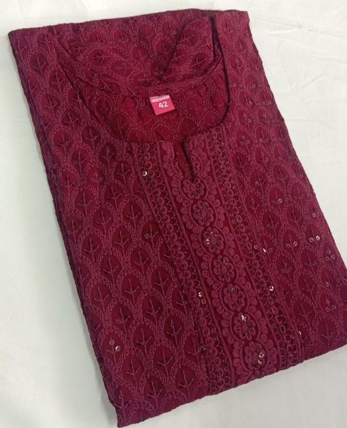 Heavy Chikan Work Kurti