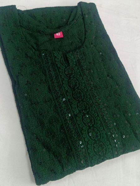 Heavy Chikan Work Kurti