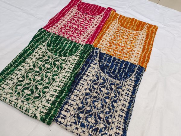Bandhni kurti 