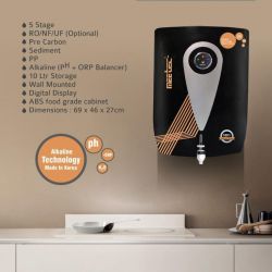 Ro digital water purifier black