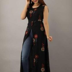 Froral print gown tayp kurtis m 