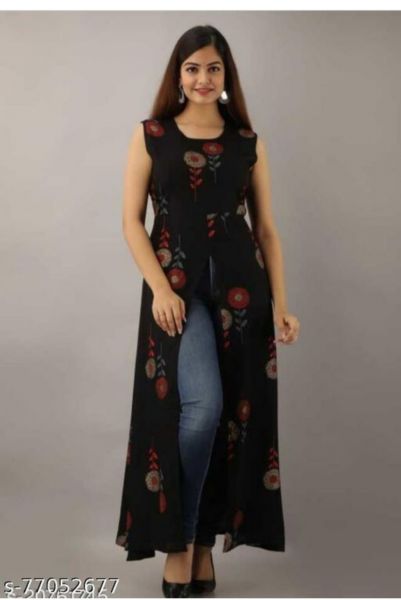 Froral print gown tayp kurtis m 