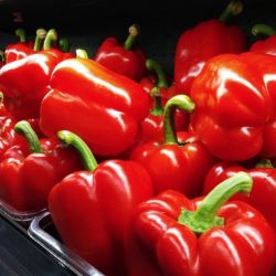 Organic Red Capsicum (red bell pepper)